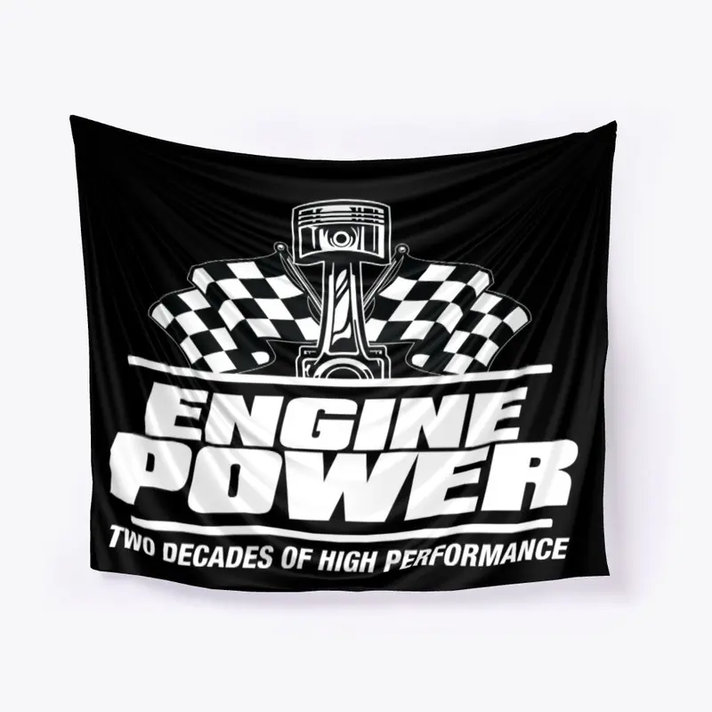 Engine Power Checkered Flag